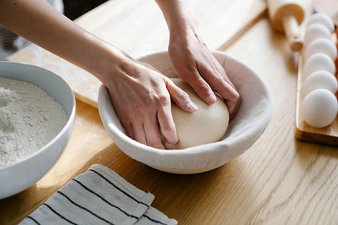 Hands Kneading Dough