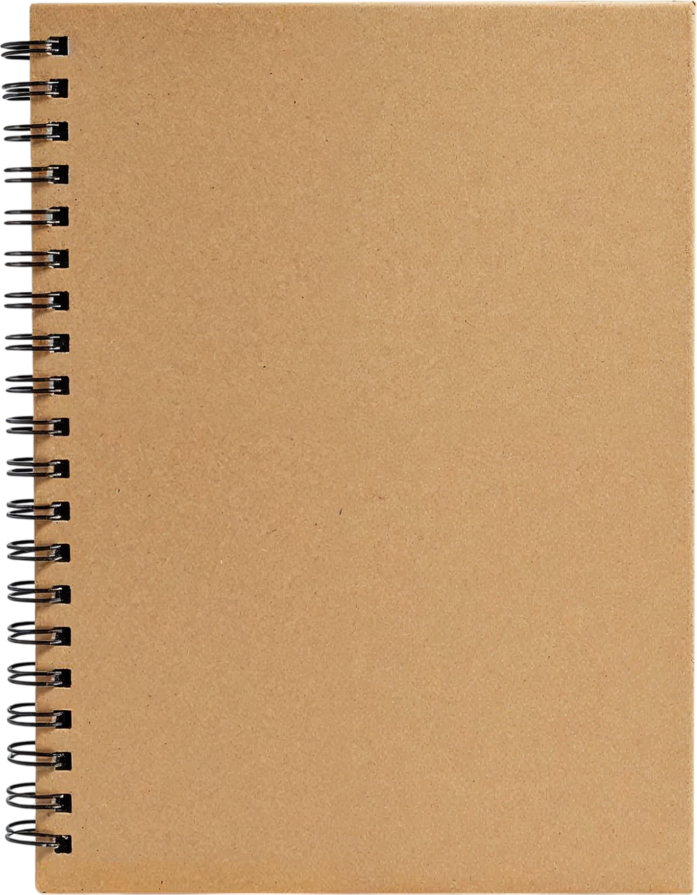 Brown Spiral Notebook