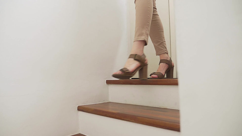 Walking Up Stairs