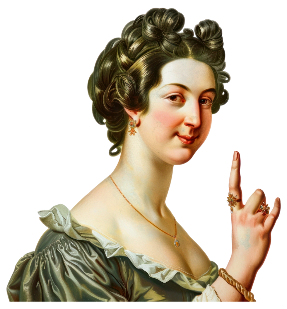 Elegantes Frauenporträt im Renaissance Stil