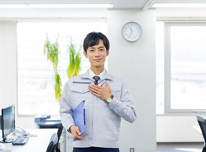ビジネスマン、作業服、オフィス