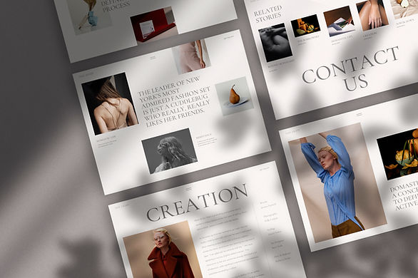 Magazine Layout Display