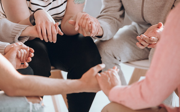 Group Holding Hands