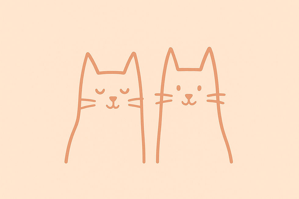 Minimalist Cat Illustration