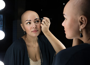 Woman Applying Makeup