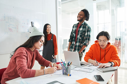 Team-Zusammenarbeitssitzung