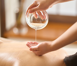 Massage Oil Application