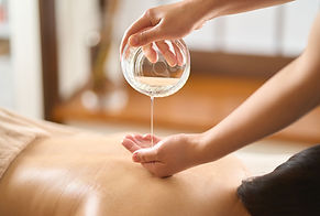 Massage Oil Application