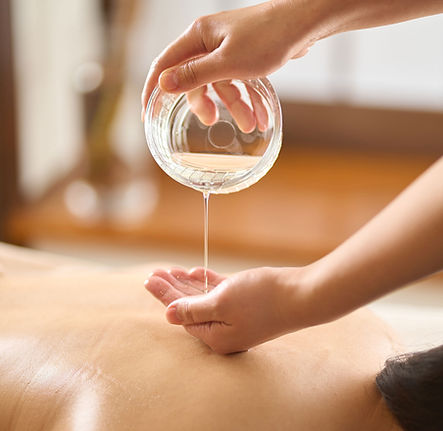 Anwendung des Massageöls