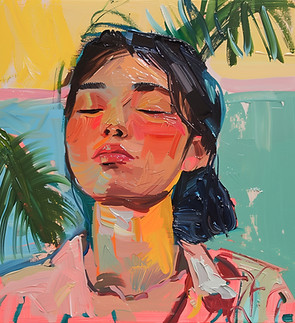 Colorful Portrait Painting