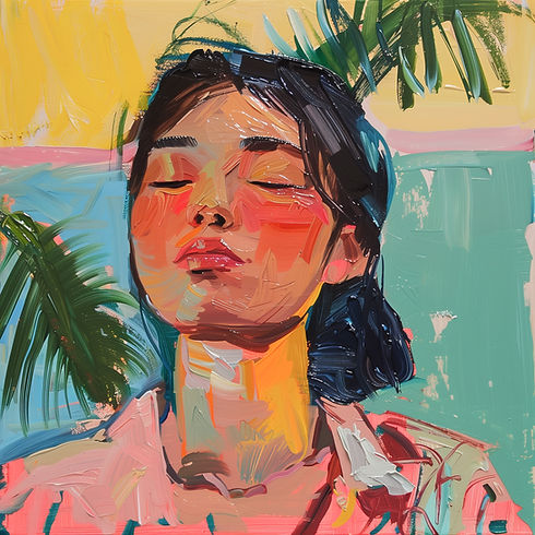 Colorful Portrait Painting