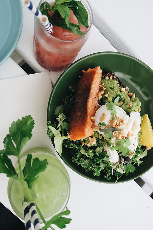 Salmon Salad Meal