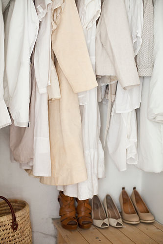 Cream and White Clothes