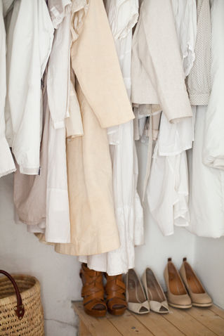 Cream and White Clothes
