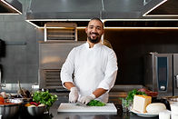 Chef Preparing Herbs
