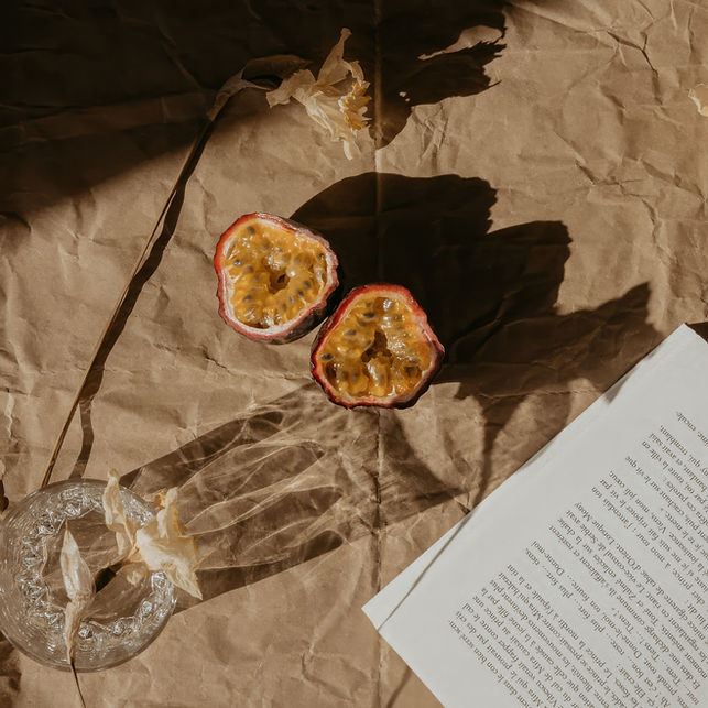 パッションフルーツと影