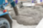 Ready-mix concrete being poured