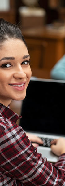 Students Studying in the Library