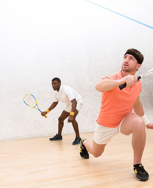 Men Playing Squash
