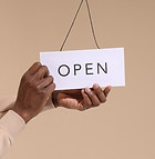 Open Door Sign