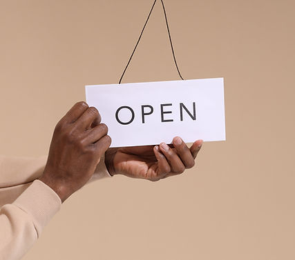 Open Door Sign