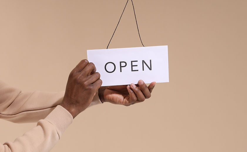 Open Door Sign