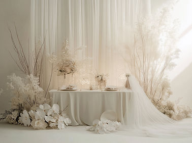 Décoration de mariage élégante