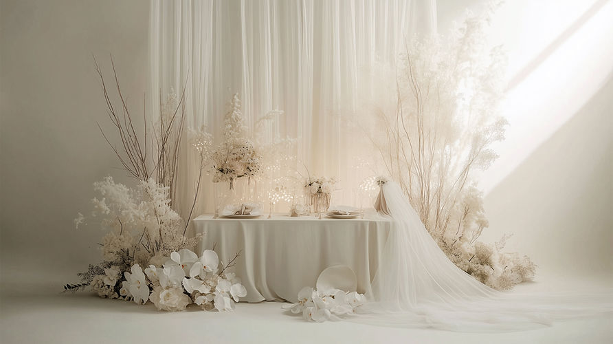 Tables de mariage élégantes