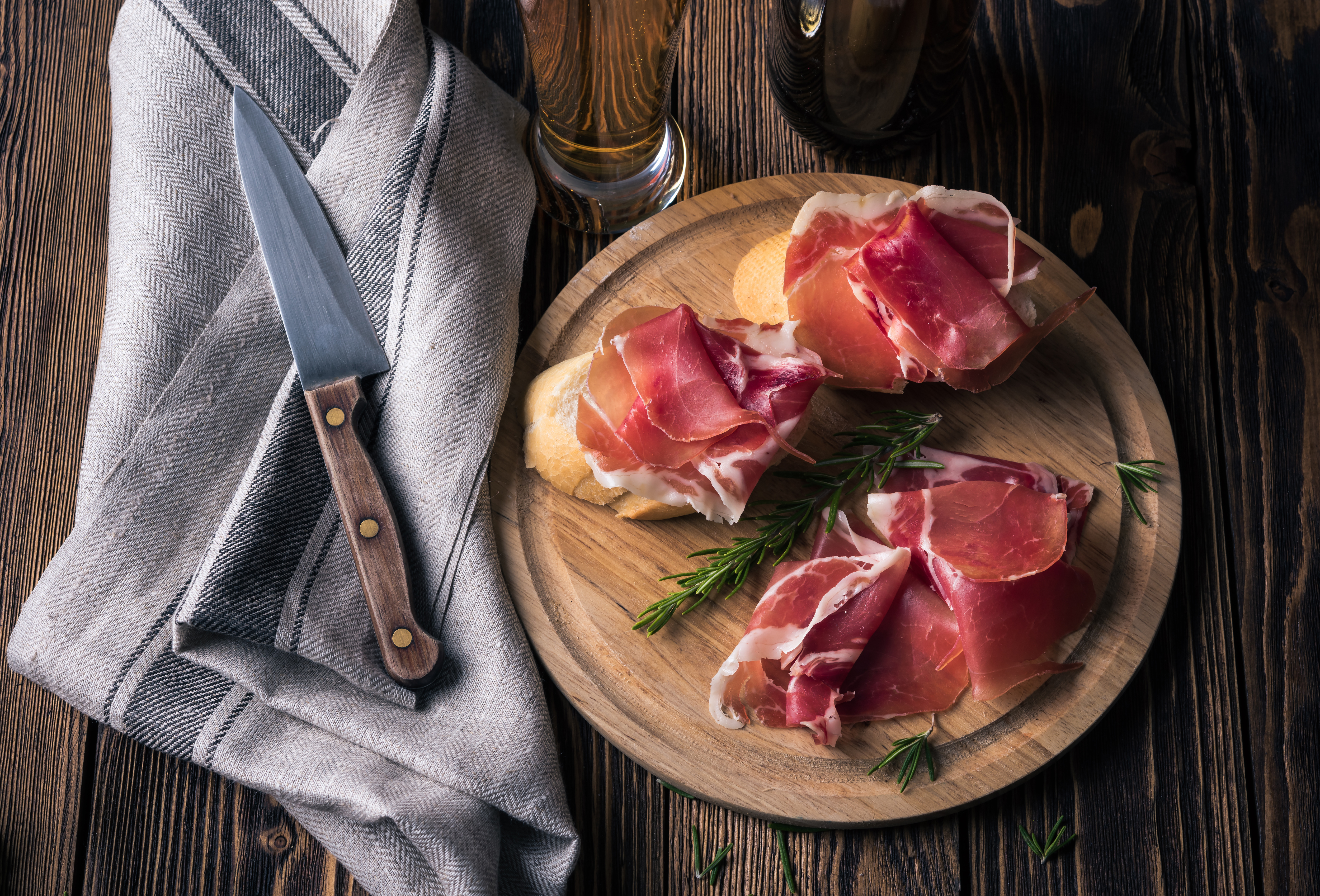 Arranged Food and Objects