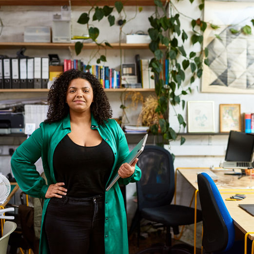 Businesswoman in Office