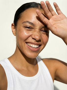 Retrato de mujer sonriente