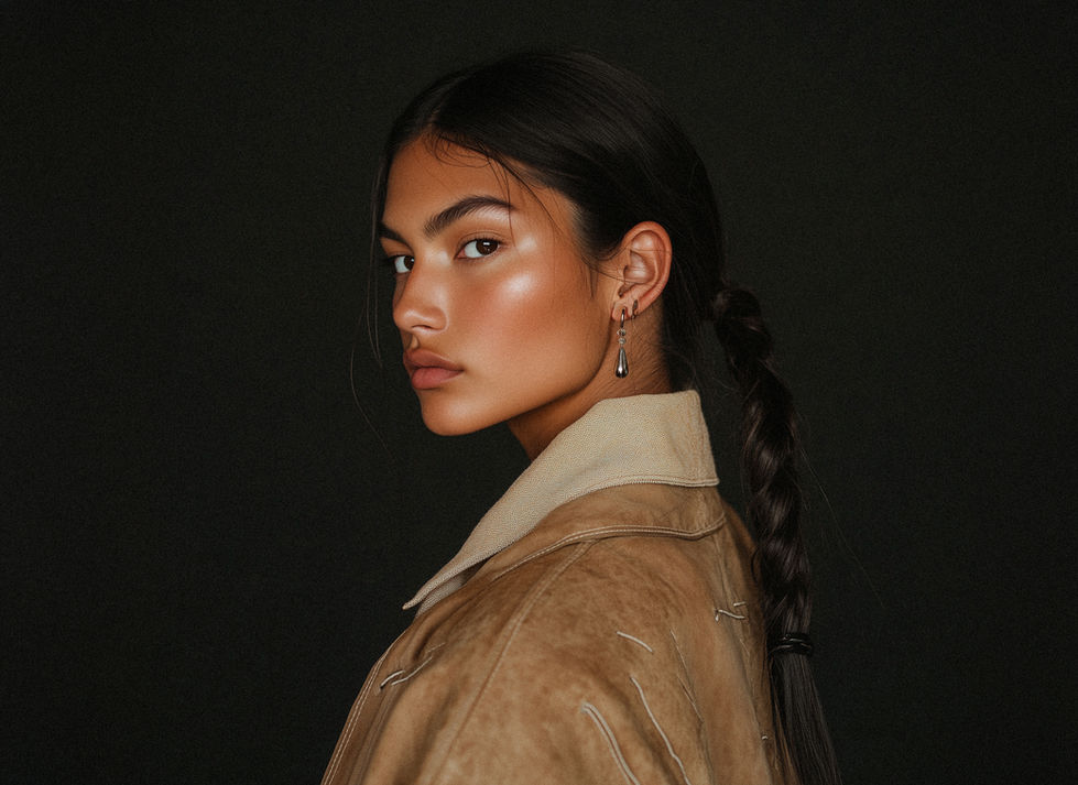 Elegant Braided Portrait