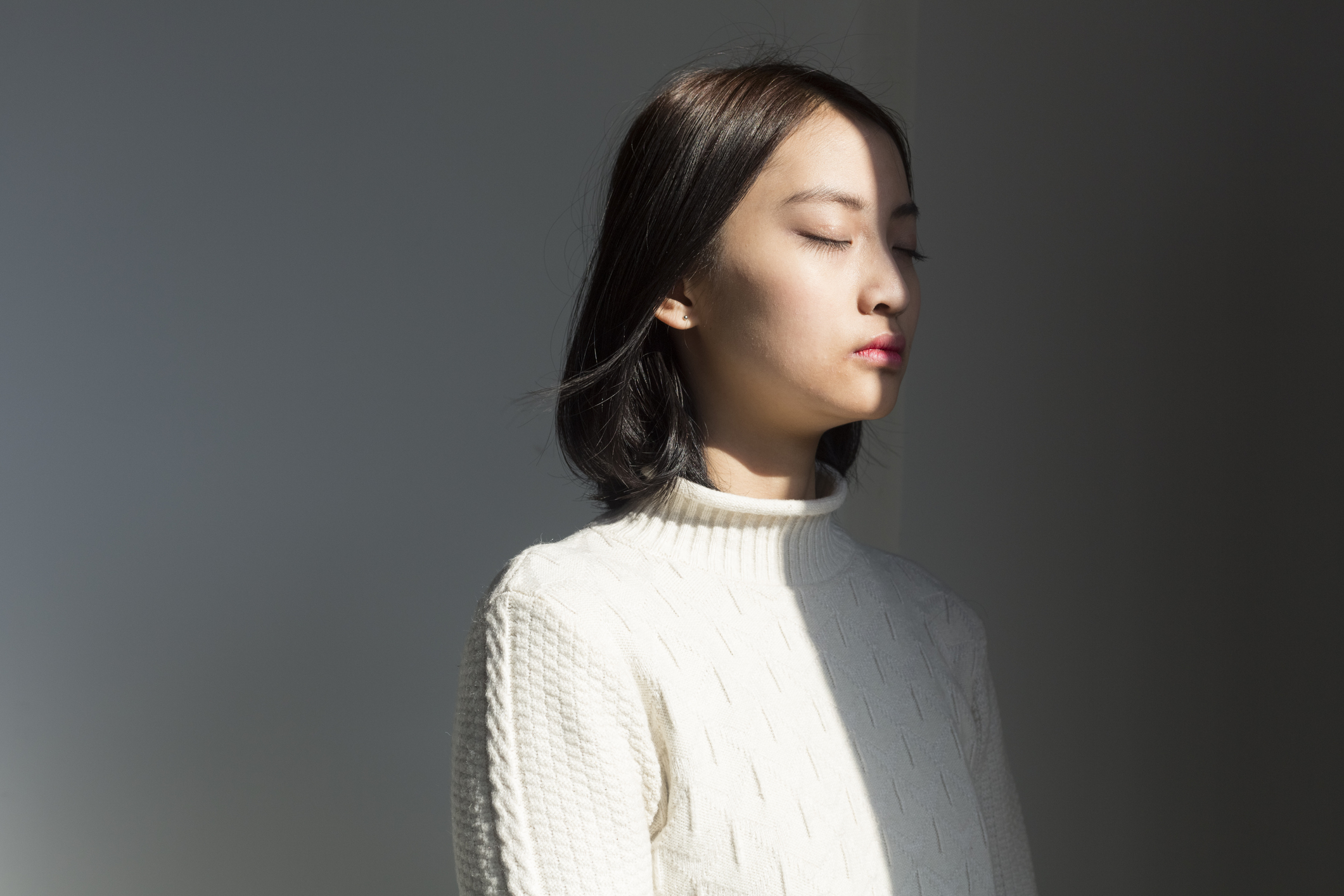 Woman in natural light