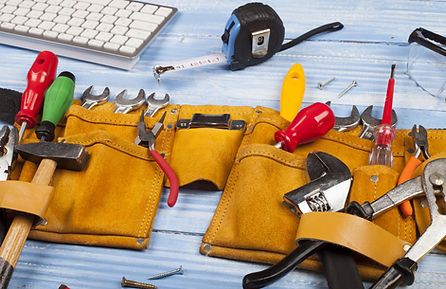 Handyman tools ready for home repair and maintenance services