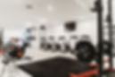 A fitness Center with spin bikes and strength equipment