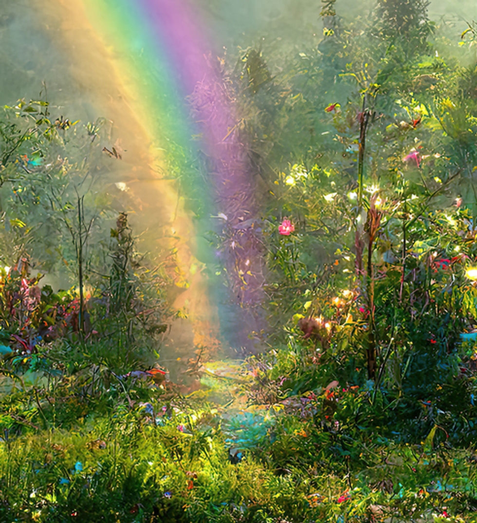 Magical Forest Scene