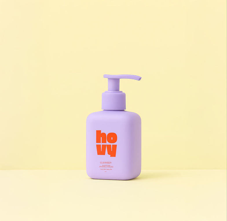 Purple Pump Bottle