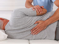 Picture of Man Receiving Sciatica Treatment