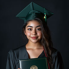 Femme heureuse d'avoir son diplôme