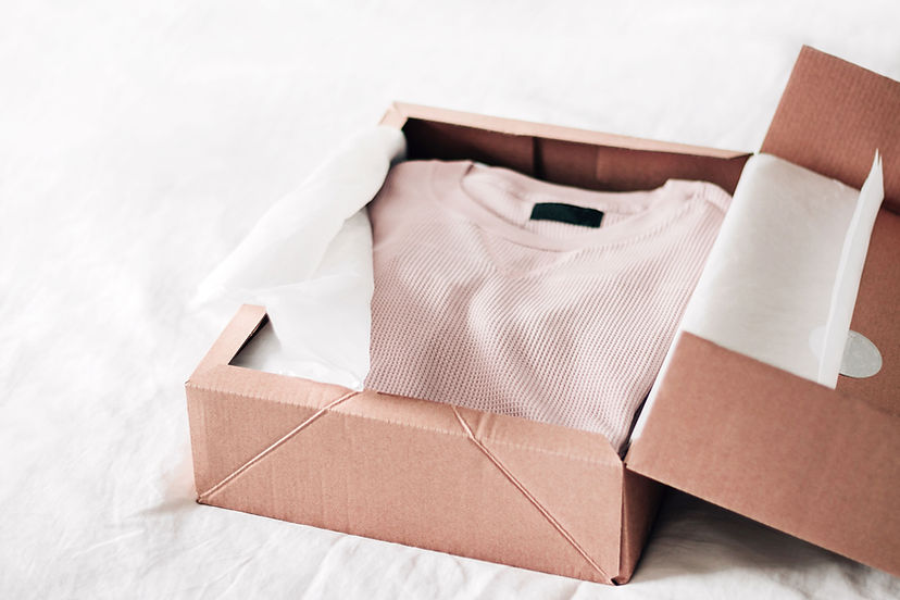 shirt on the box