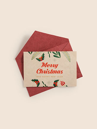 Carte de vœux de Noël