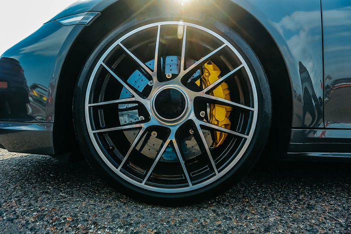 Car Wheel Close-Up