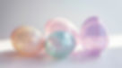 Pastel Glass Eggs