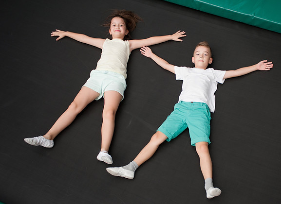 Laying Down Trampoline
