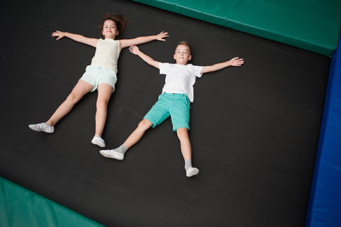 Laying Down Trampoline