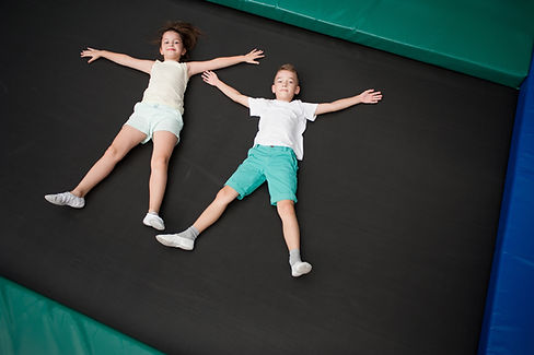 Laying Down Trampoline