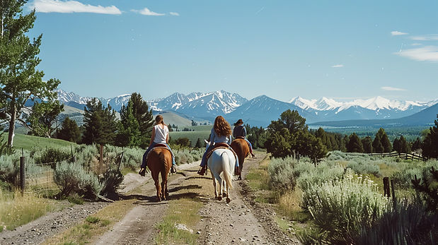 Horseback Riding in Nature