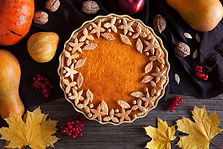 Decorazione di torta di zucca