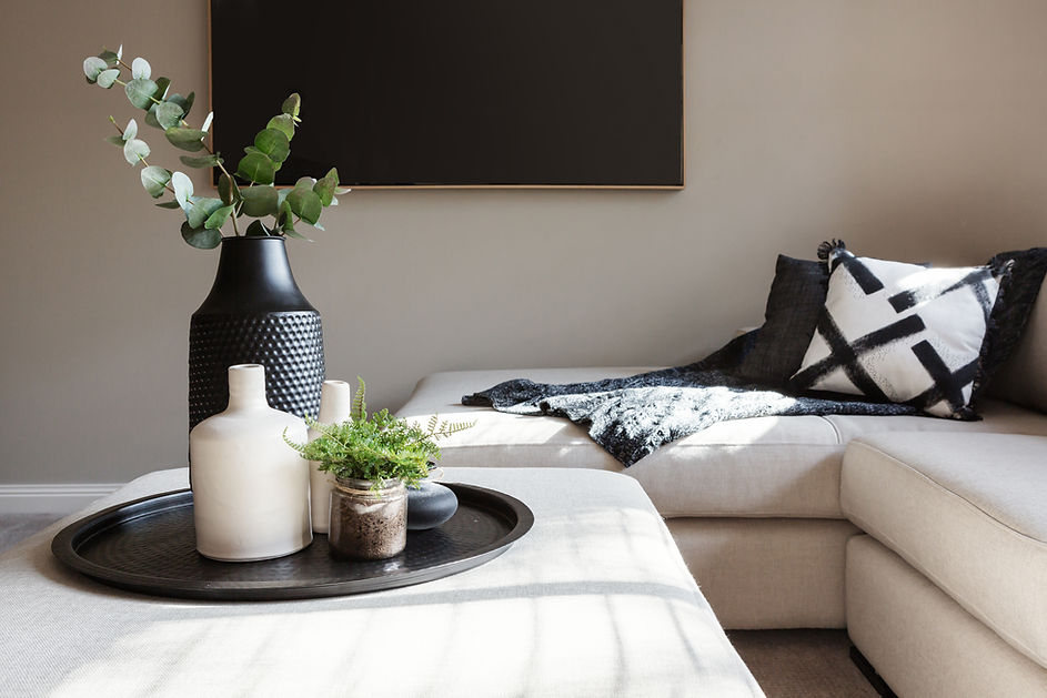 Living Room with Corner Sofa