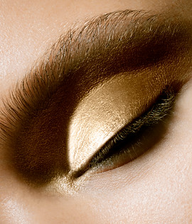 Gold Eyeshadow Closeup